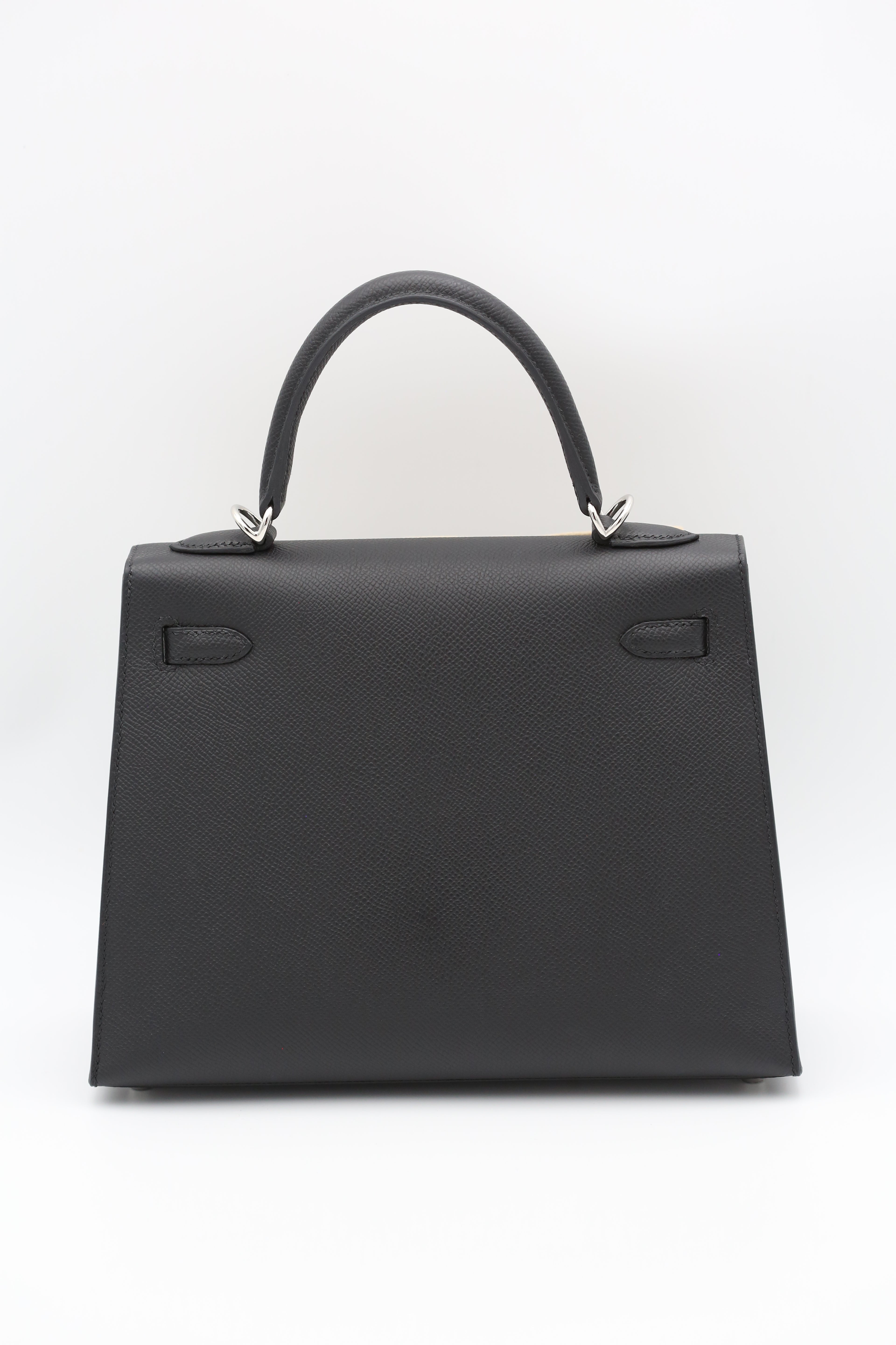 HERMÈS KELLY28 EPSOM SILVER