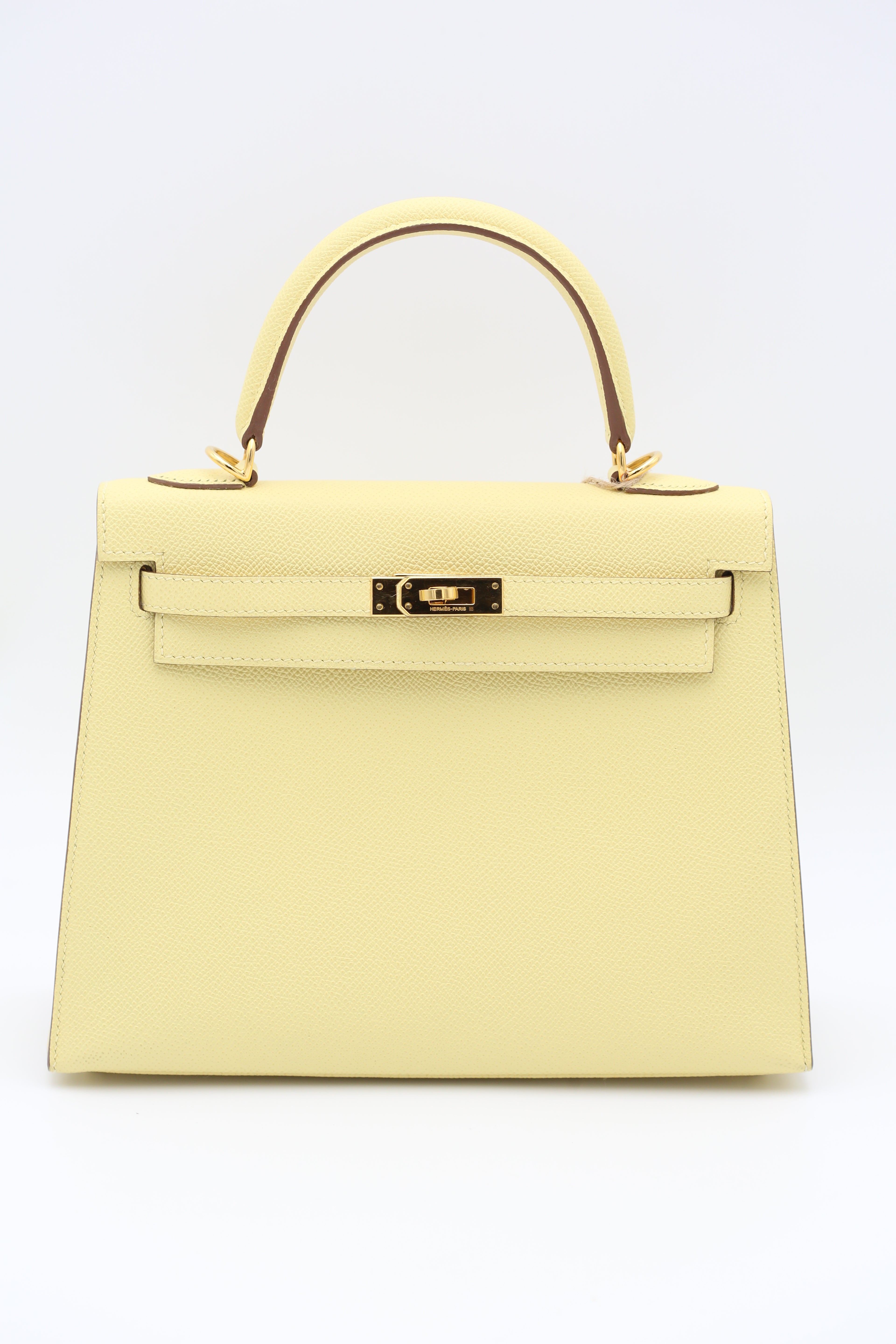 HERMÈS KELLY28 JAUNE POUSSIN GOLD