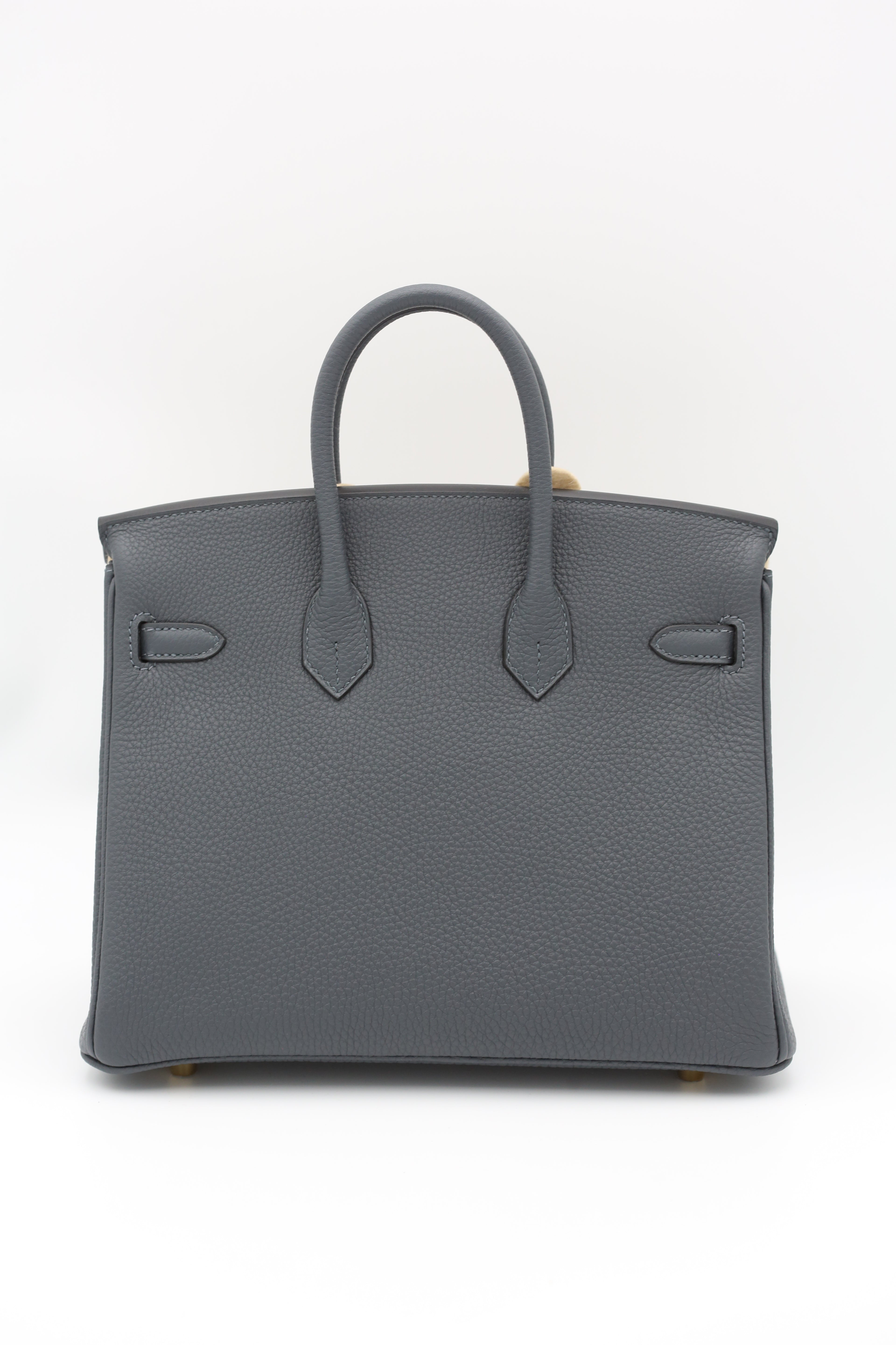HERMÈS BIRKIN25 GRIS MISTY TOGO G STAMP