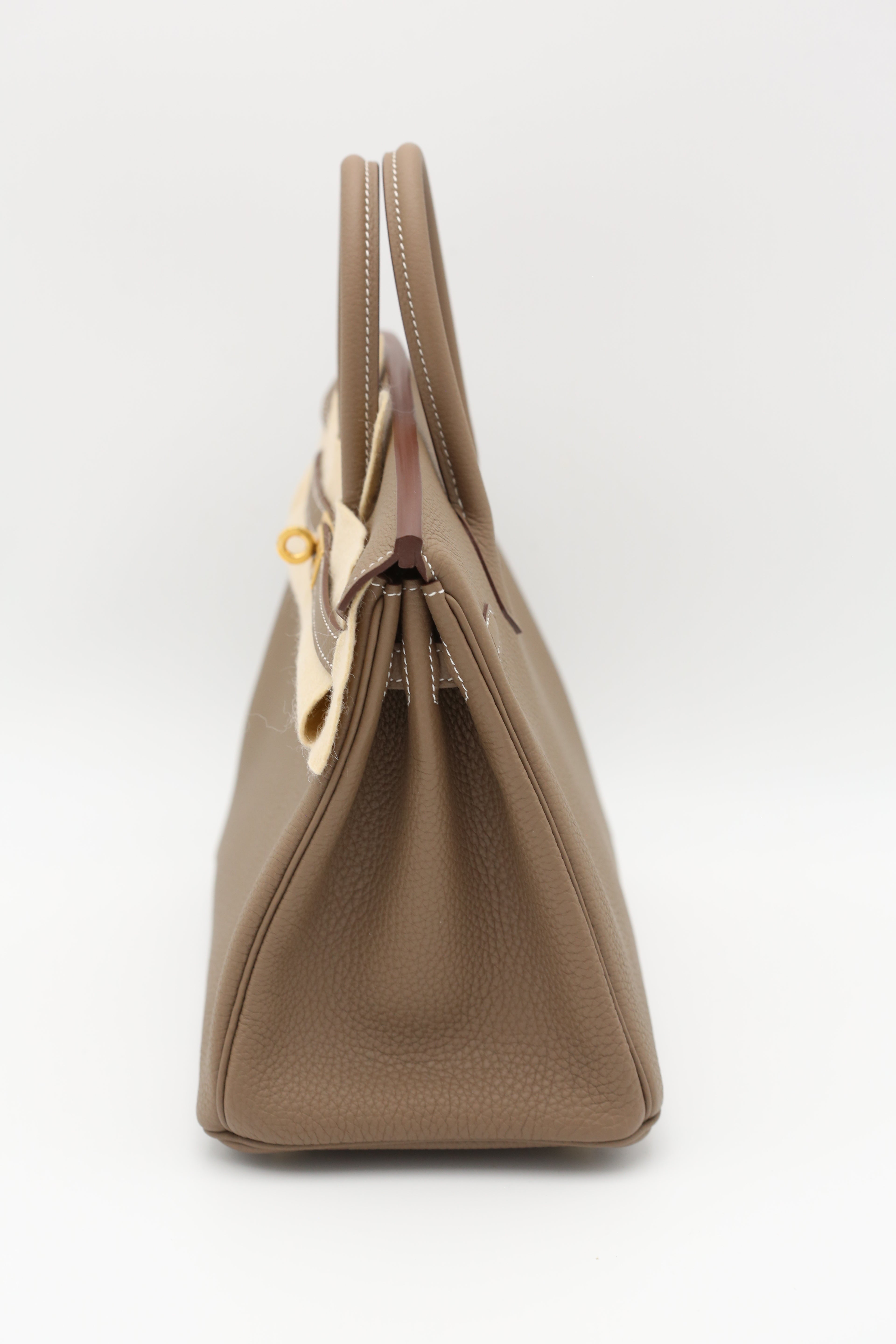 HERMÈS BIRKIN25 ETOUPE GOLD