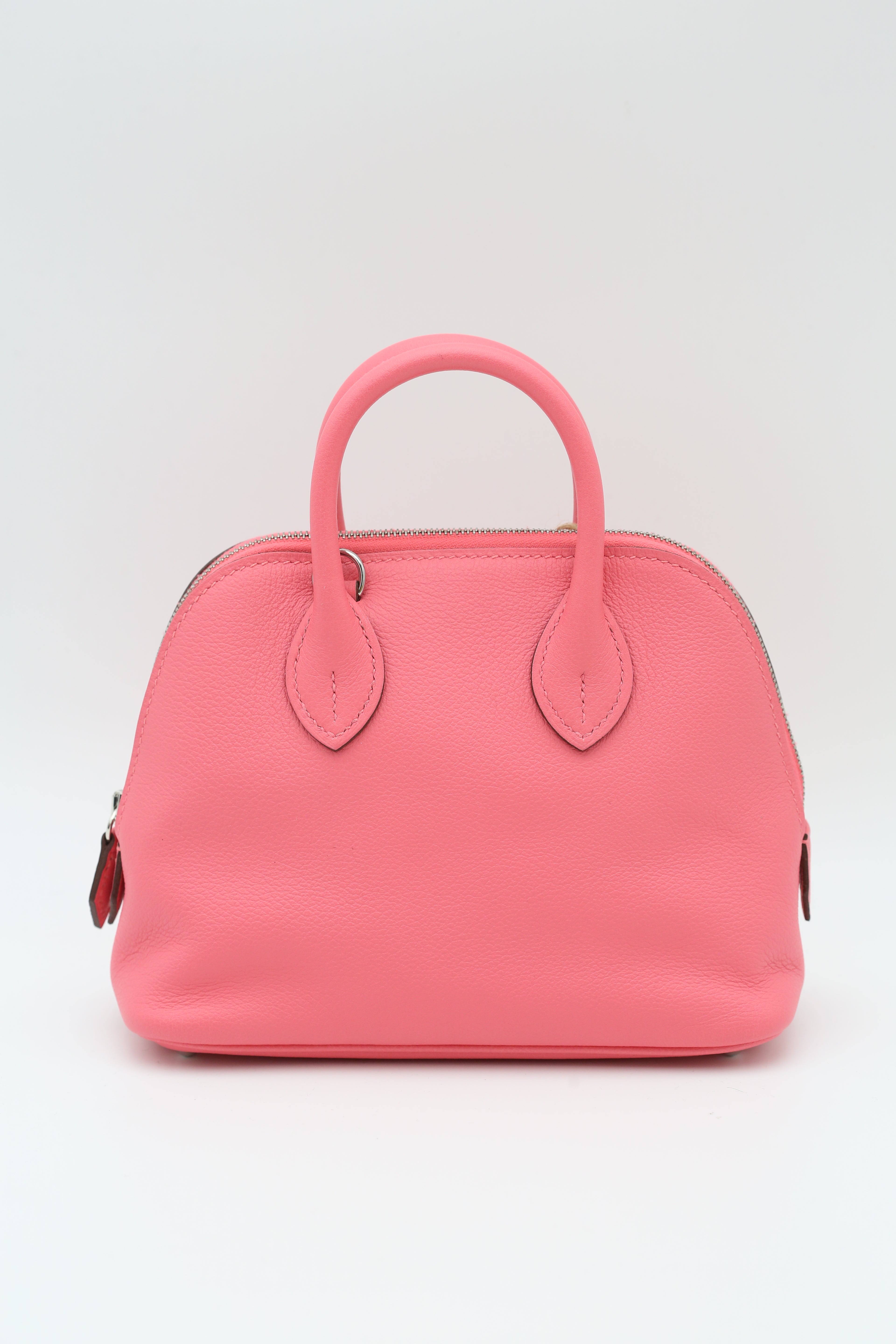 HERMÈS MINI BOLIDE ROSE AZALEE EVERCOLOR Y STAMP