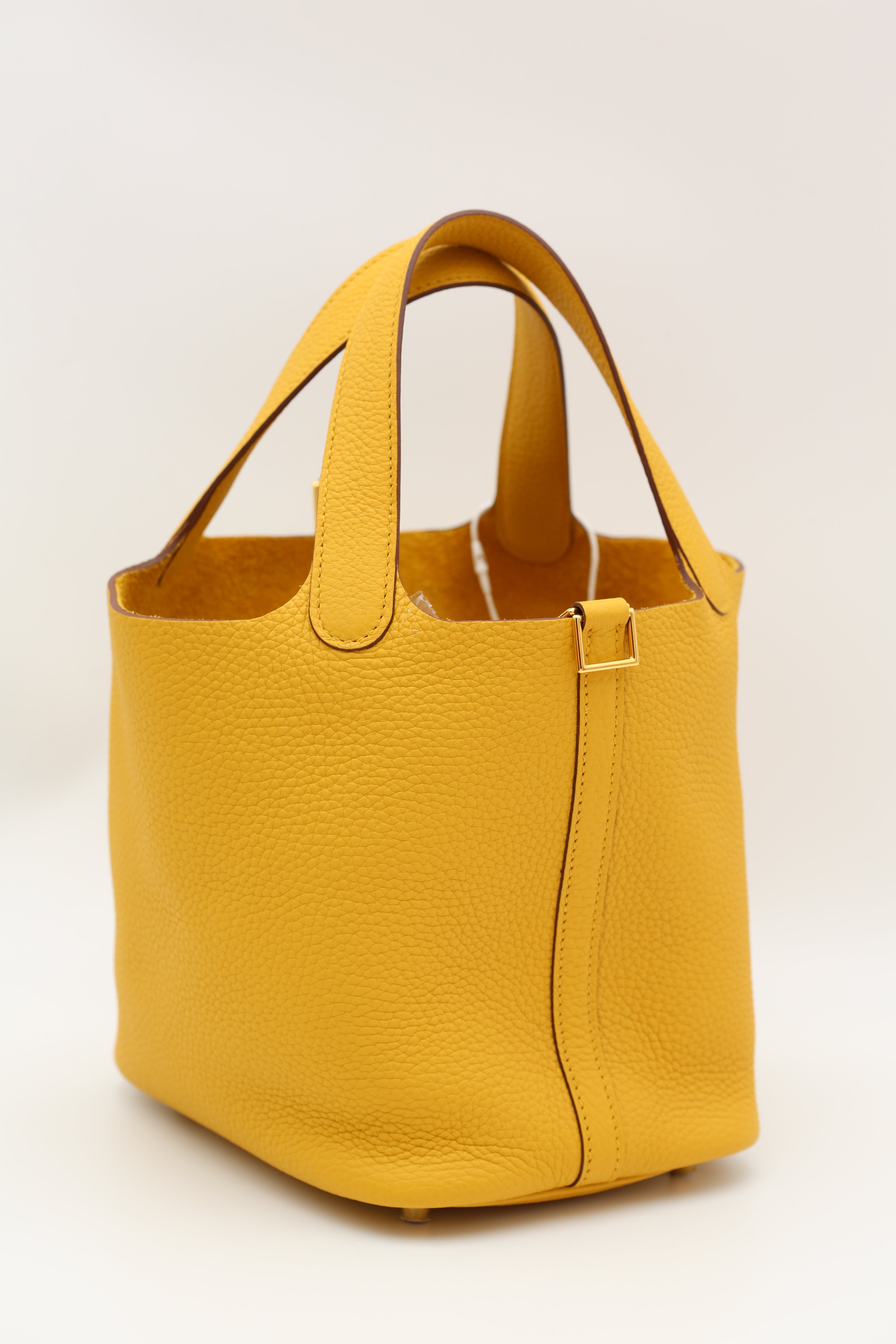 HERMÈS PICOTIN18 JAUNE AMBRE Y STAMP