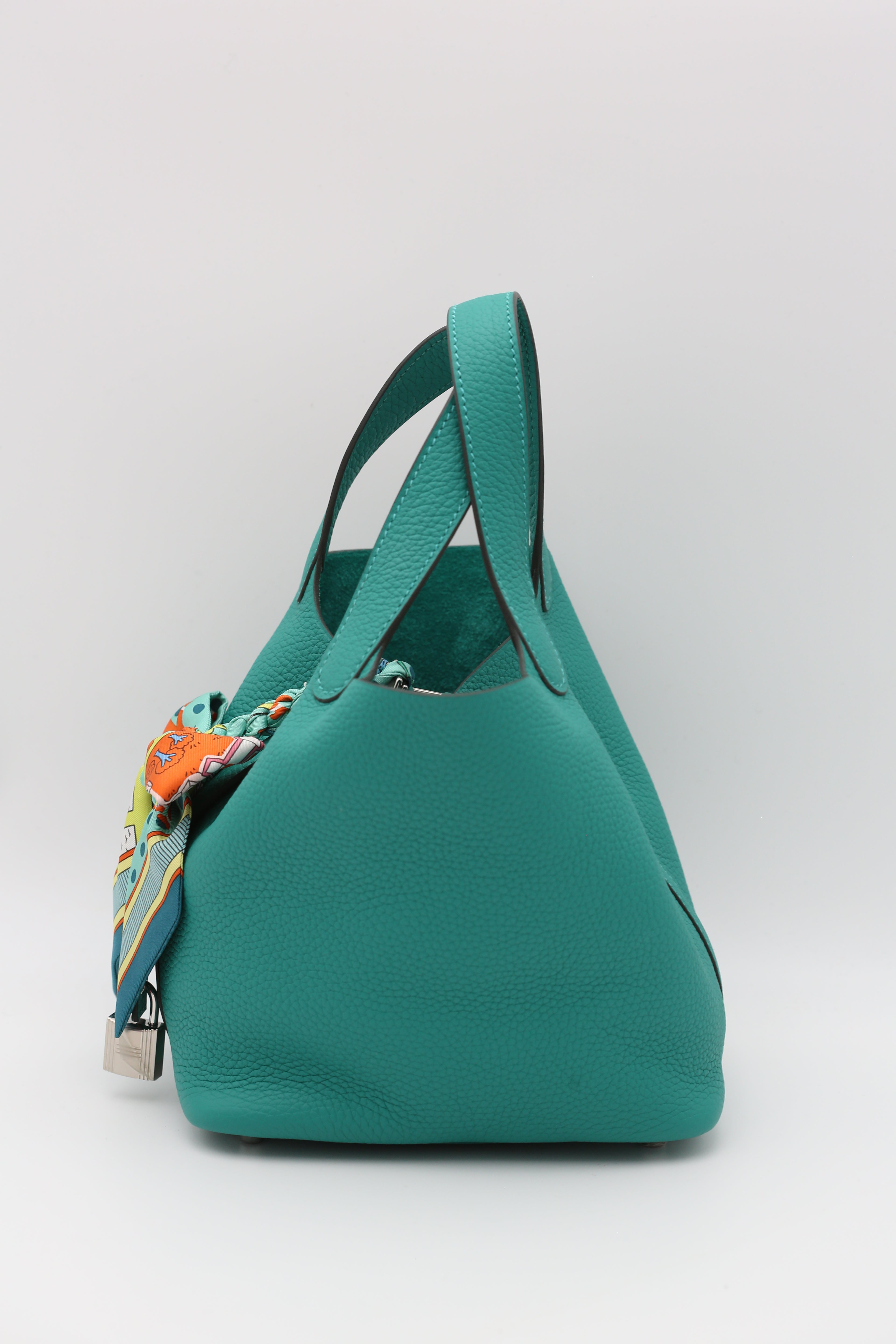 HERMÈS PICOTIN18 DARK GREEN TC Y STAMP