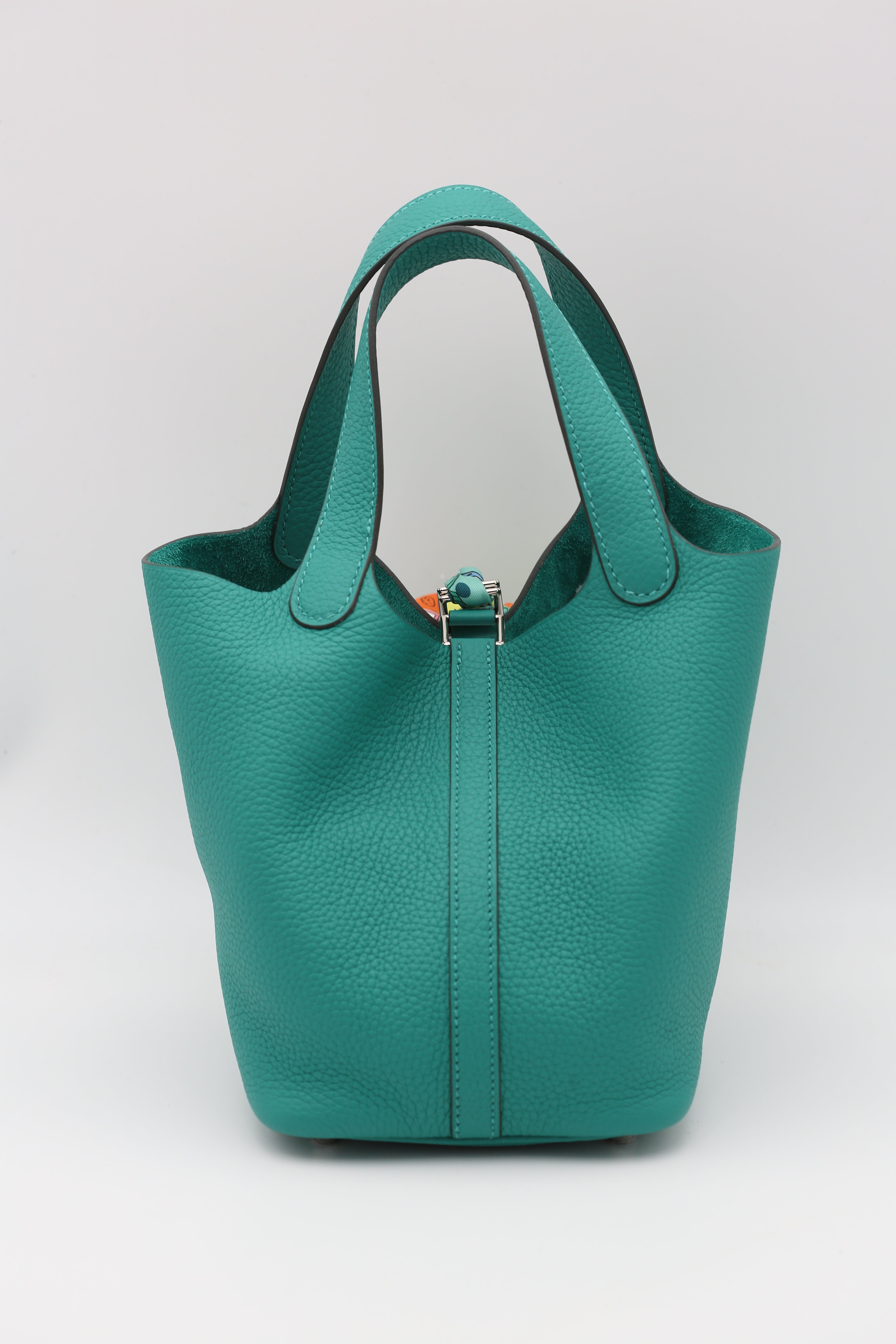 HERMÈS PICOTIN18 DARK GREEN TC Y STAMP