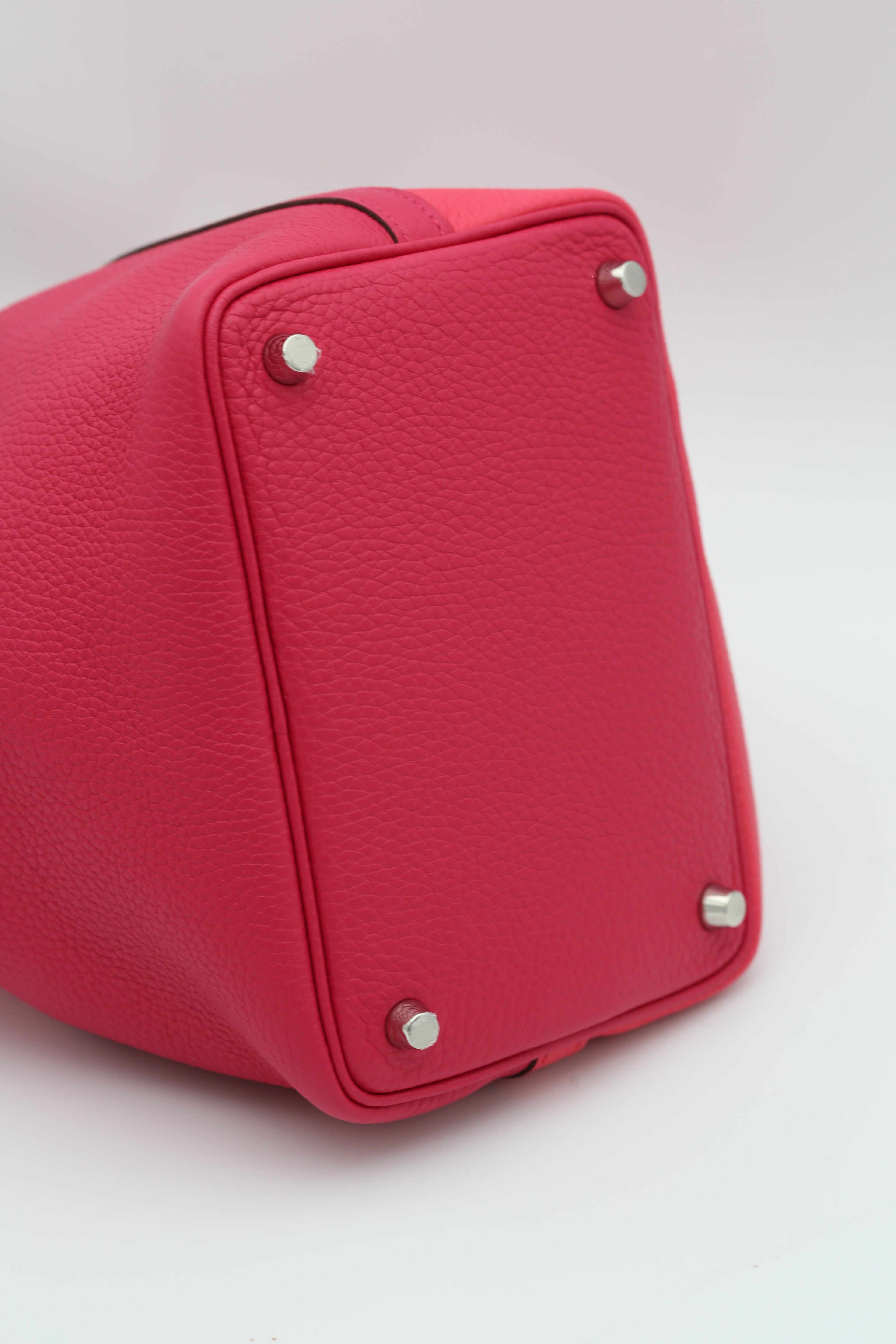 HERMÈS PICOTIN18 RED TOGO Y STAMP