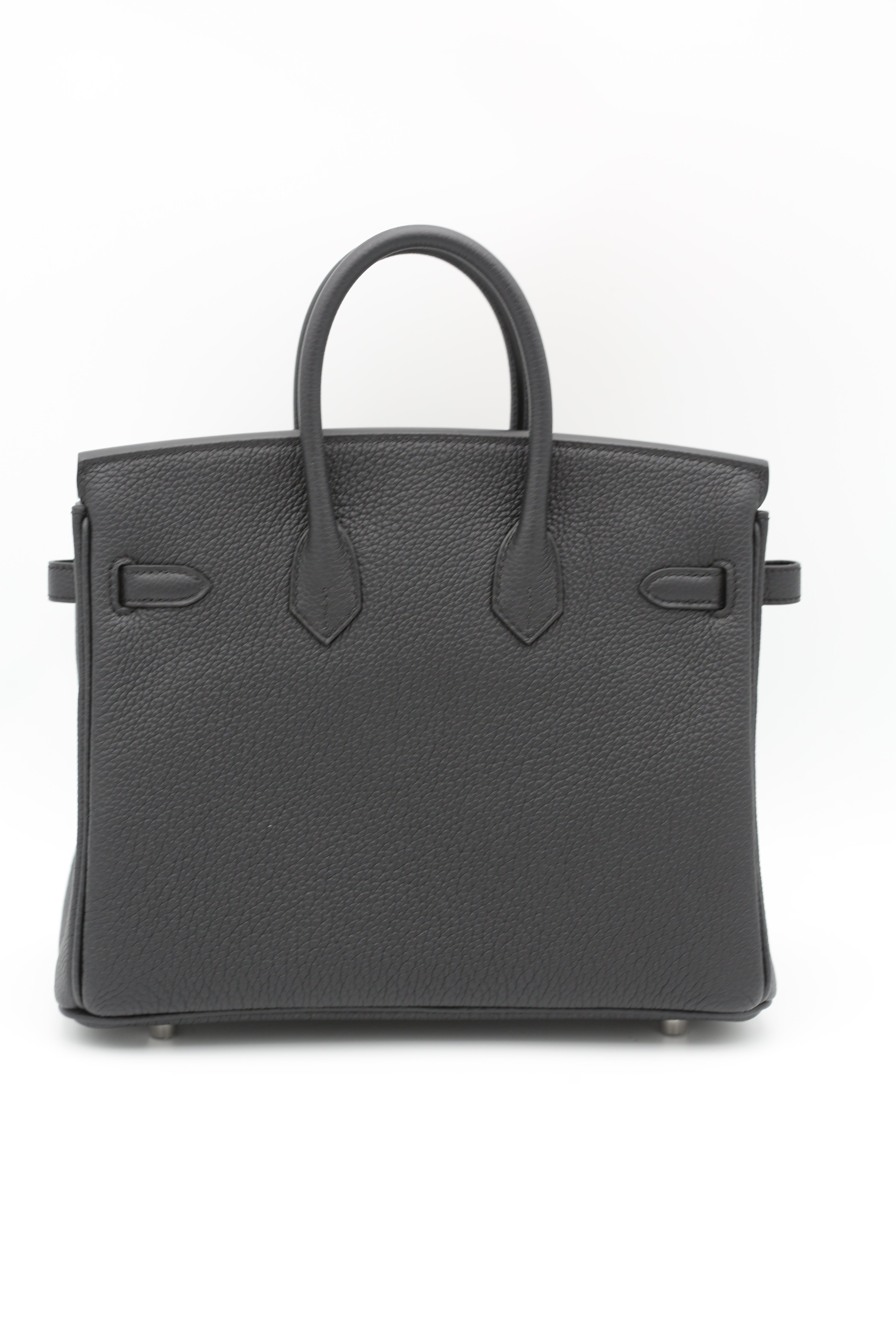 HERMÈS BIRKIN25 BLACK SILVER TOGO G STAMP