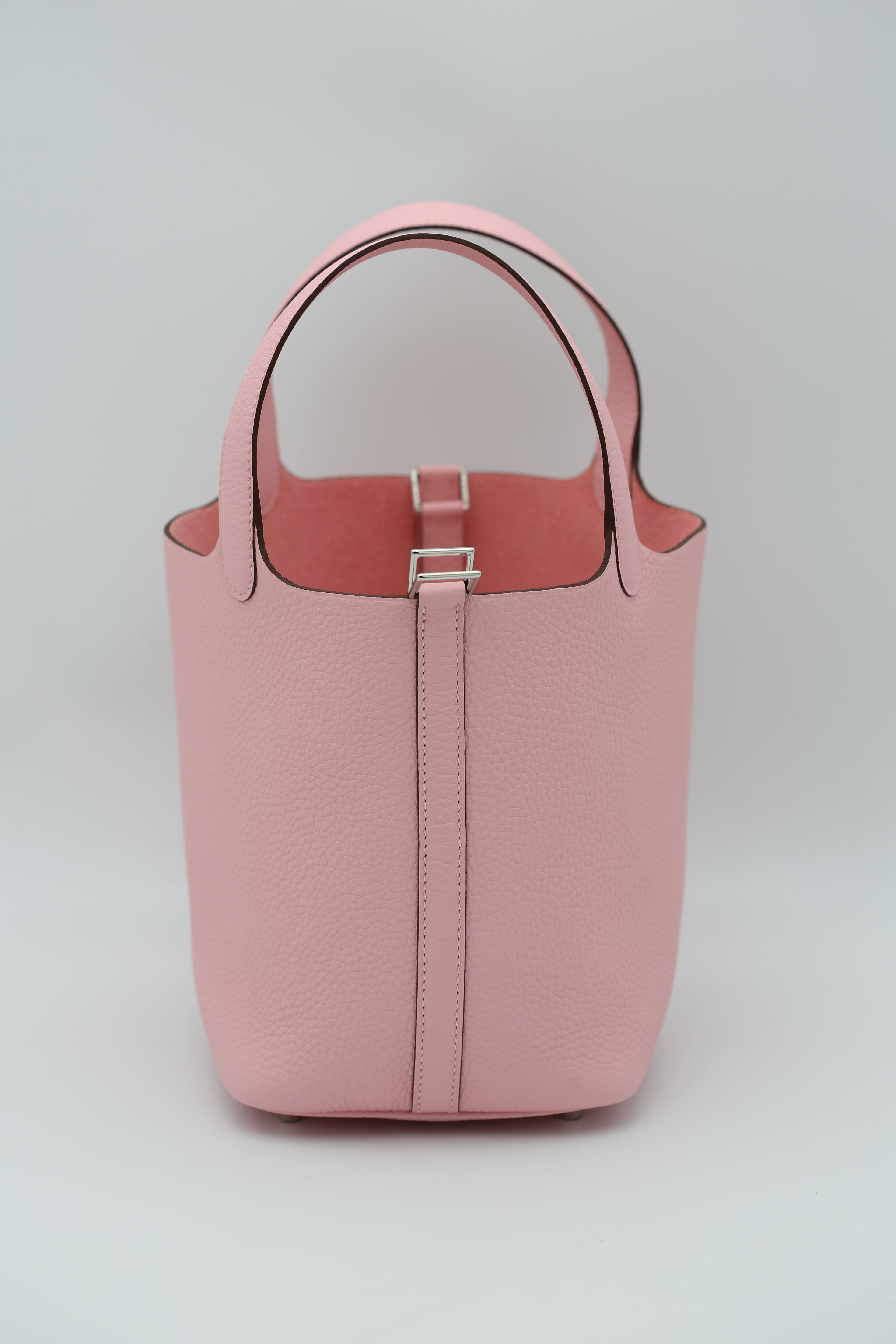 HERMÈS PICOTIN18 ROSE SAKURA SILVER G STAMP
