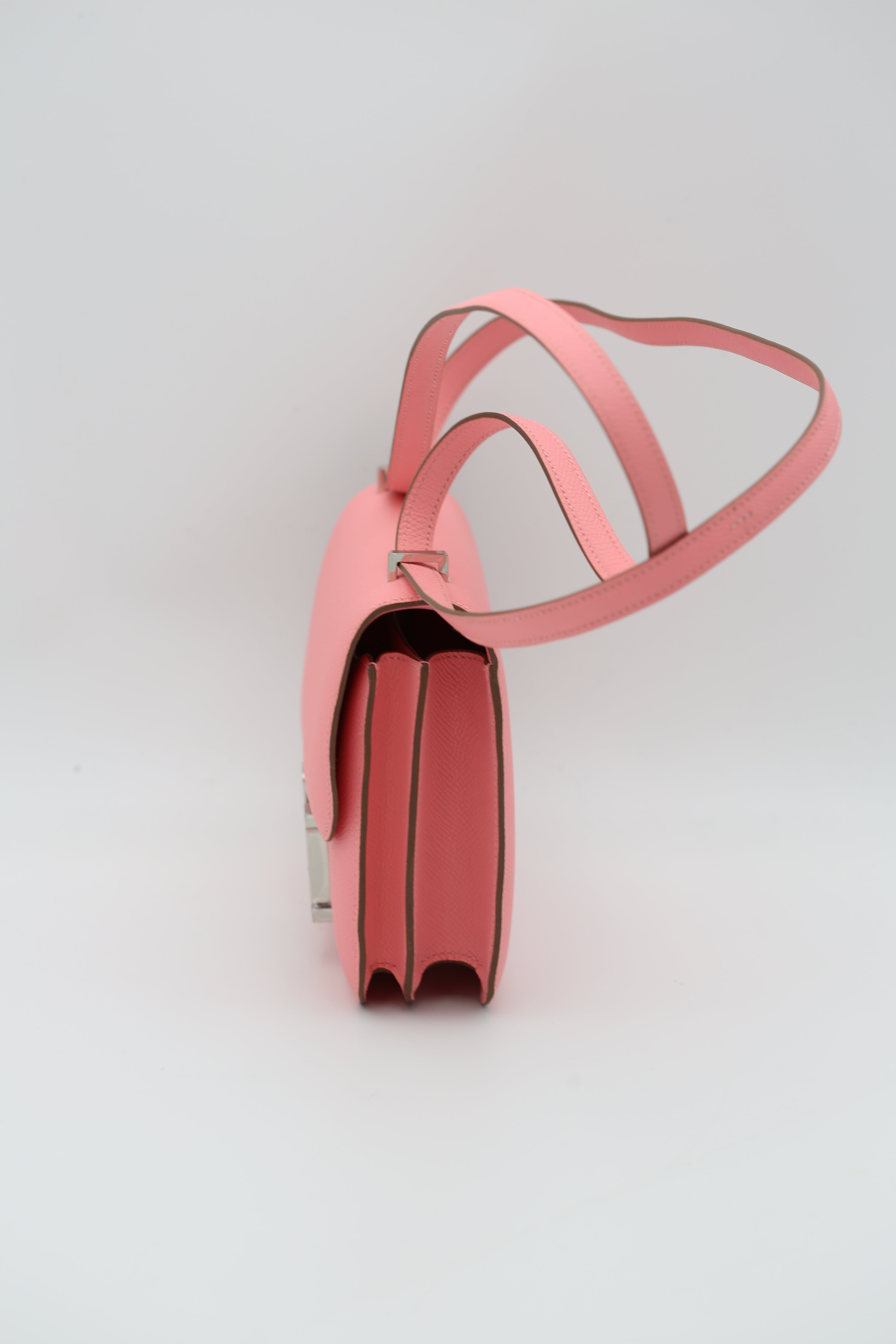 HERMÈS CONSTANCE18 PINK SILVER K STAMP