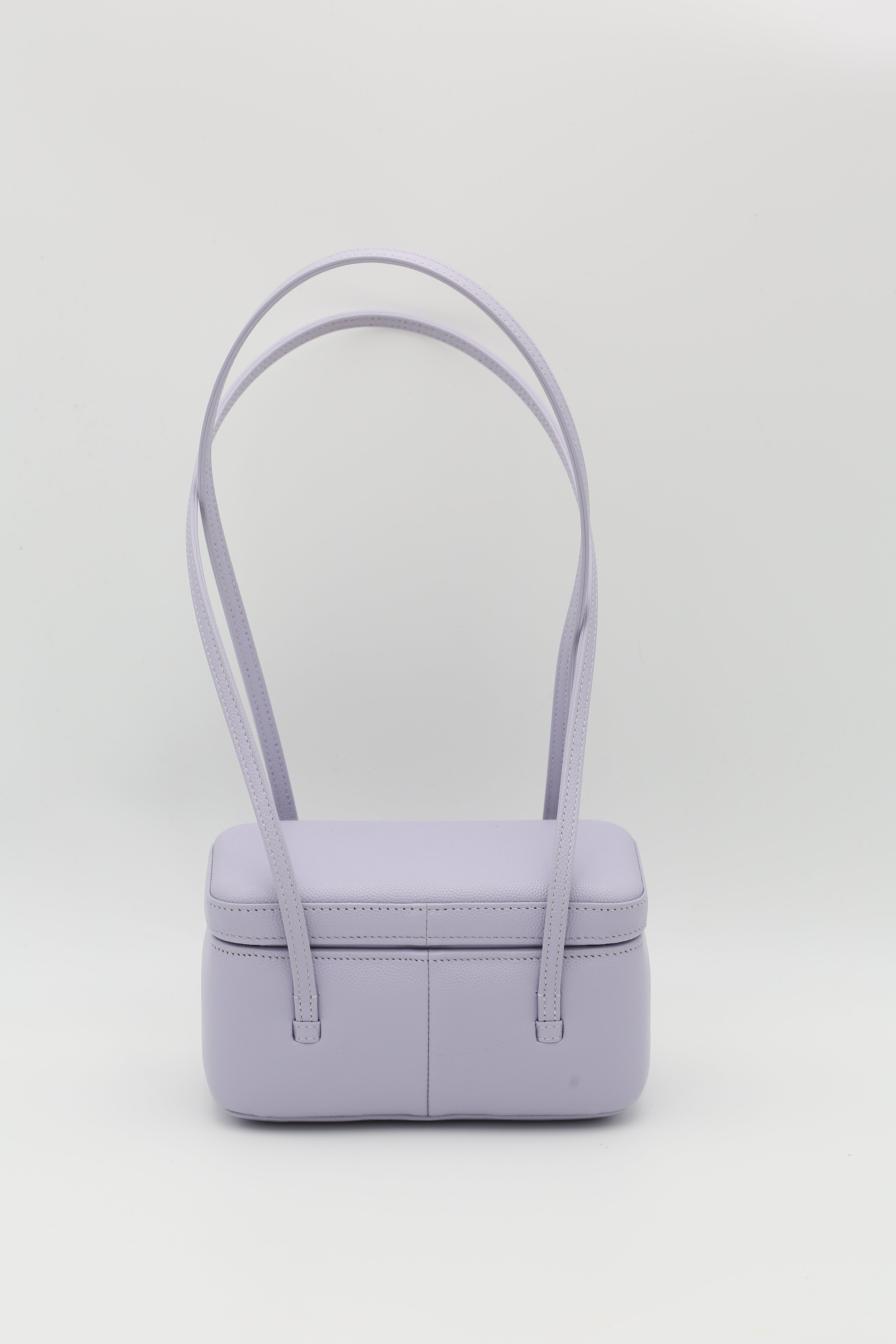 CHANEL 26S PURPLE PREPPY BOX BAG