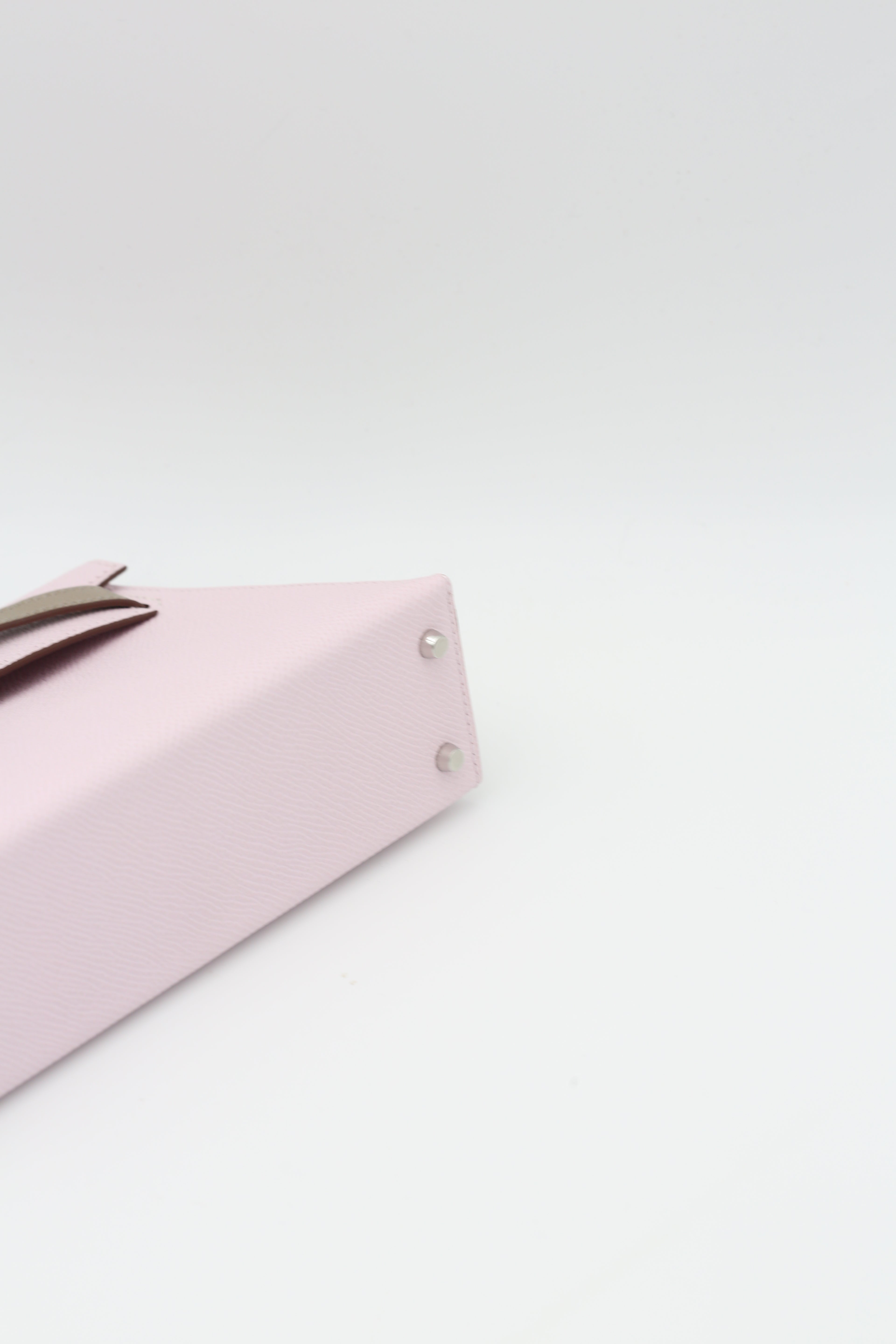 HERMÈS MINI KELLY II MAUVE SYLVESTRE EPSOM W STAMP