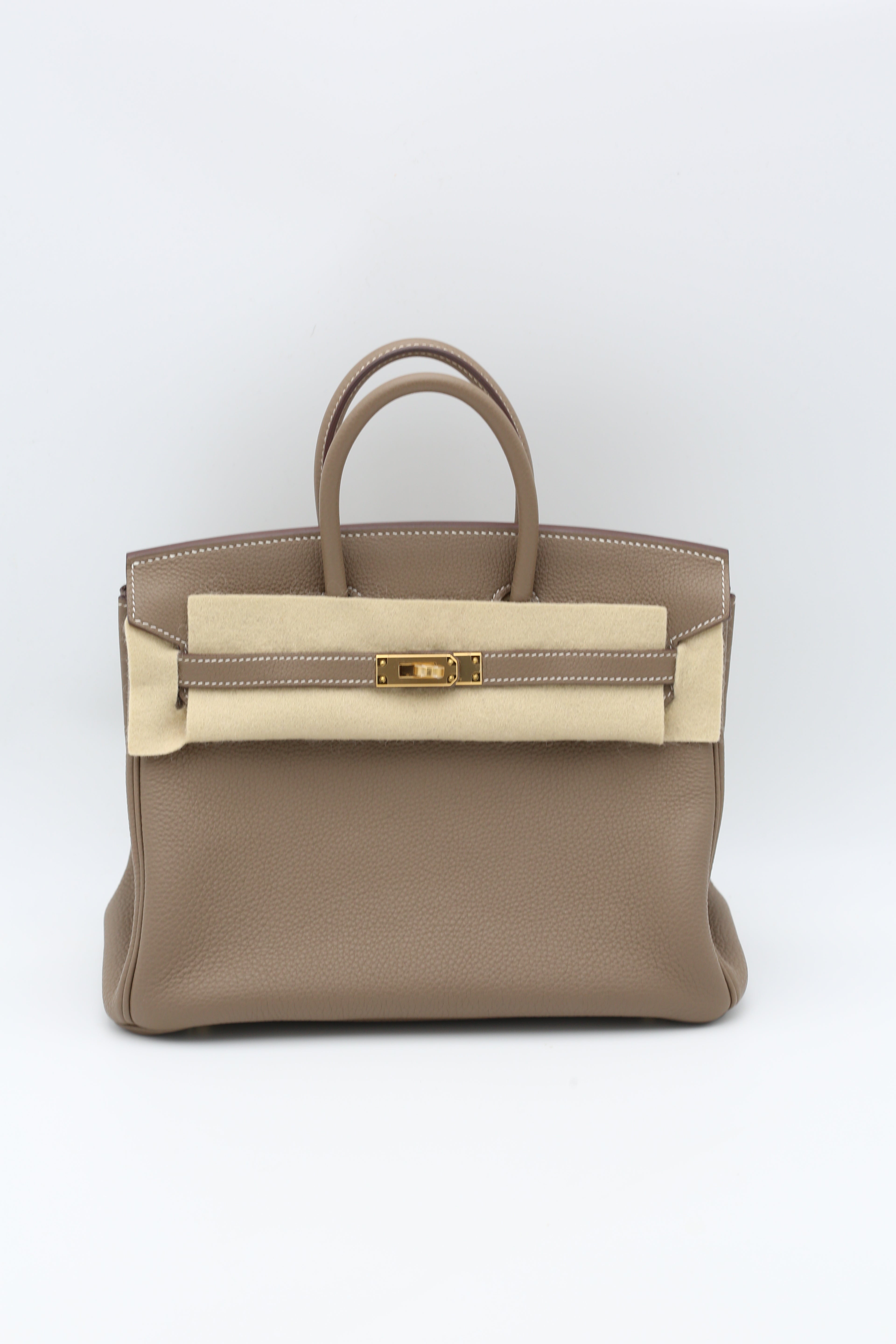 HERMÈS BIRKIN25 ETOUPE TOGO GOLD HARDWARE Z STAMP