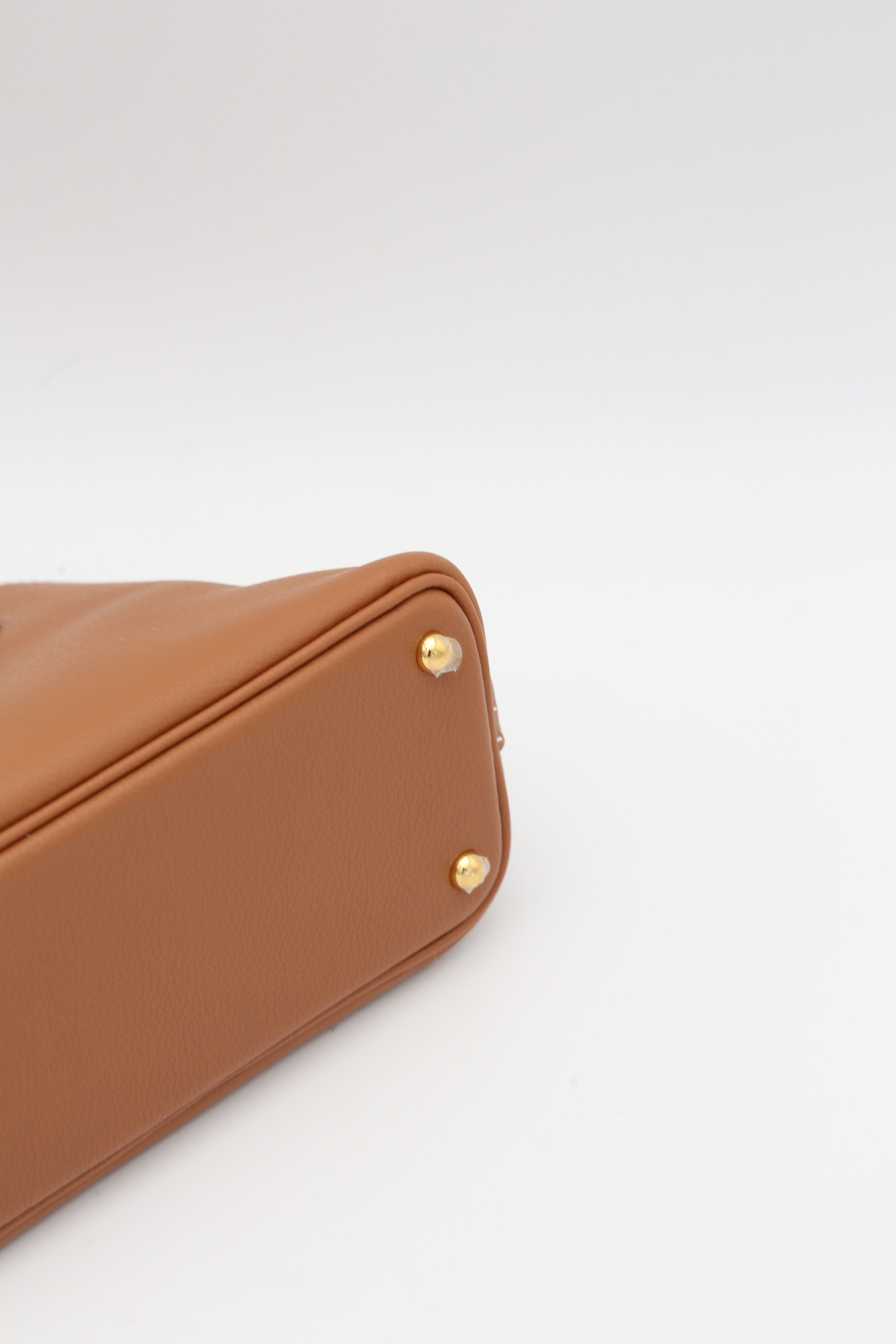 HERMÈS MINI BOLIDE GOLD EVERCOLOR GOLD HARDWARE