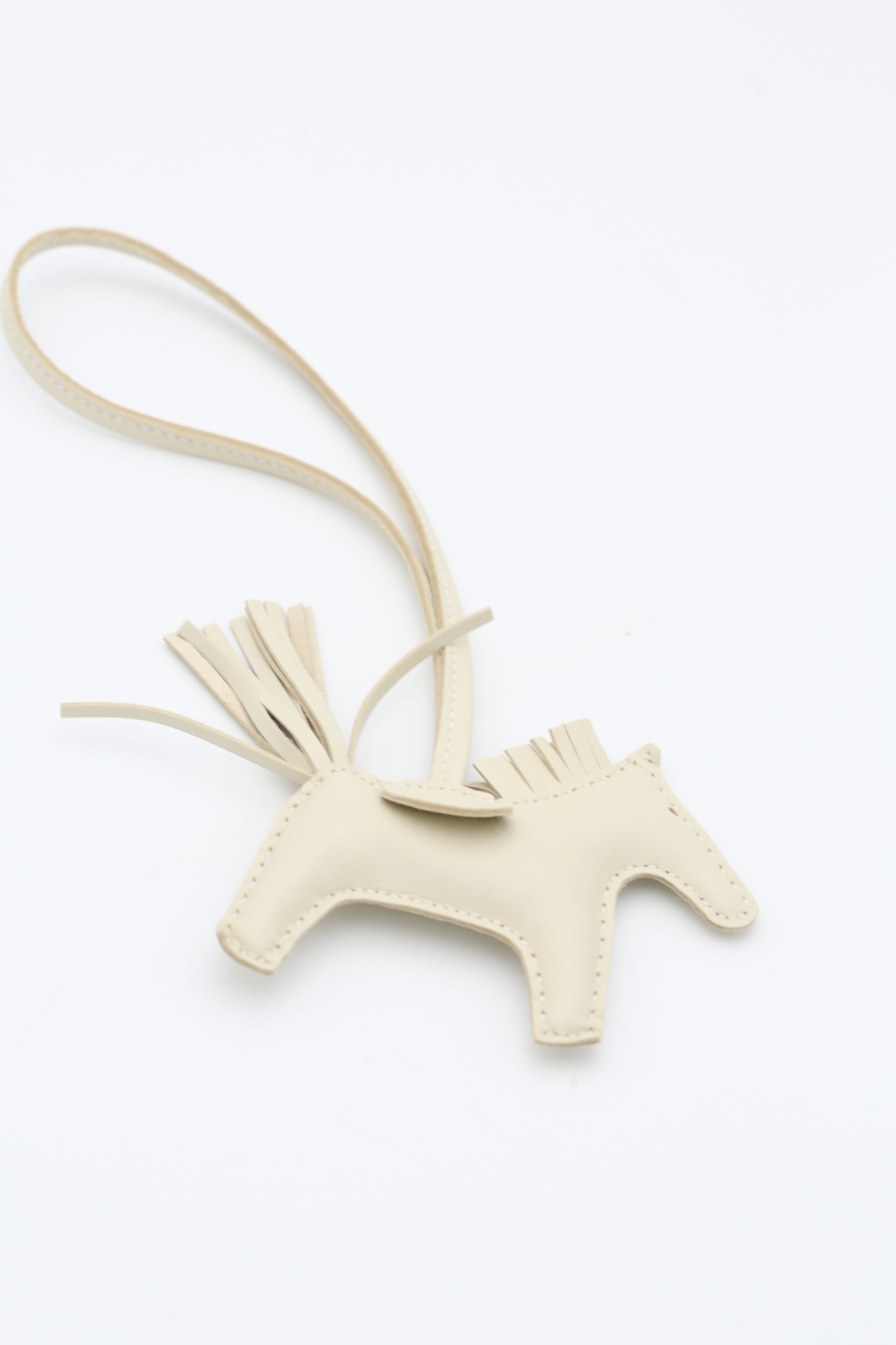 HERMÈS RODEO PM CHARM WHITE