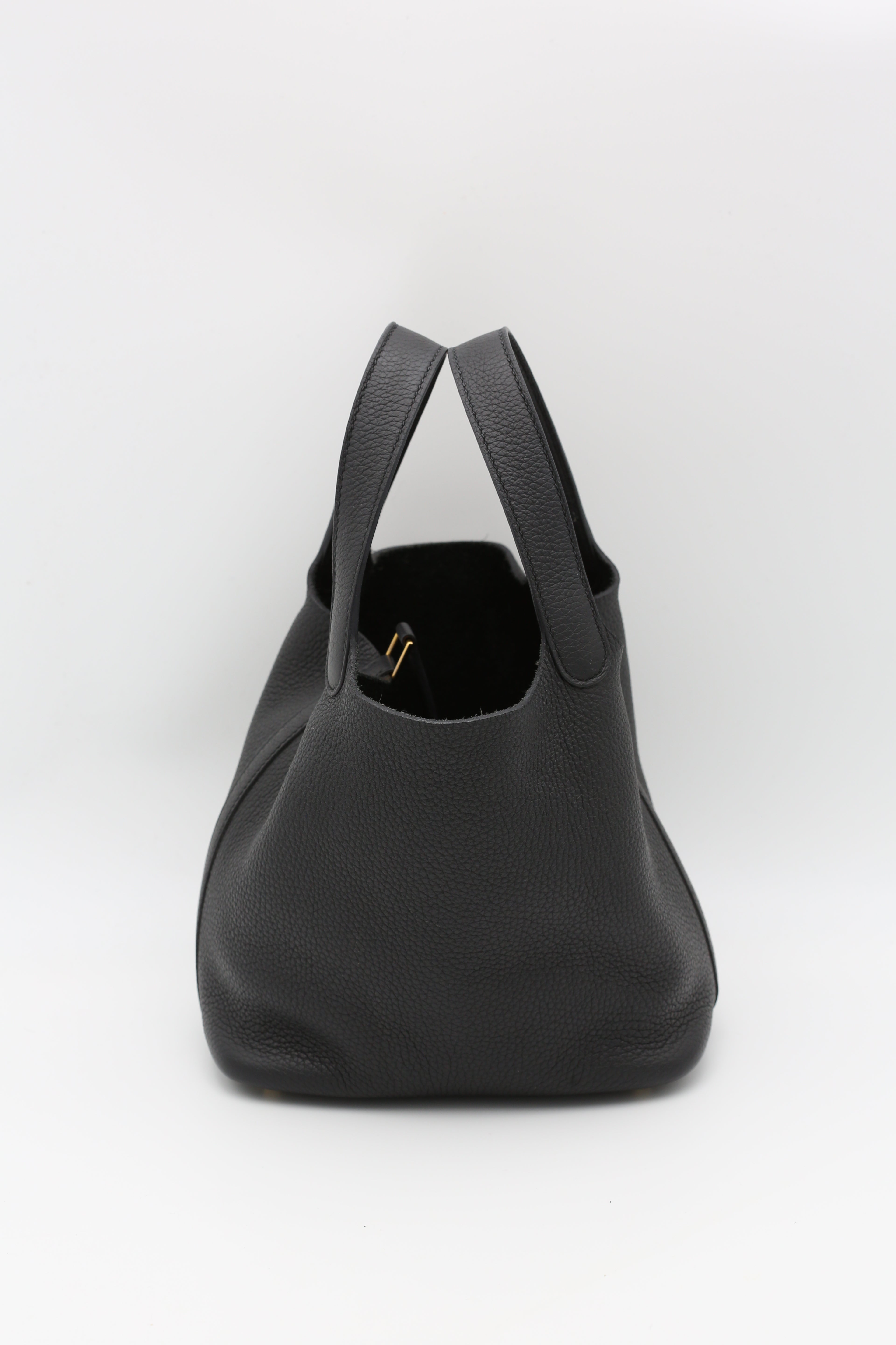 HERMÈS PICOTIN18 NOIR TC GOLD HARDWARE Z STAMP