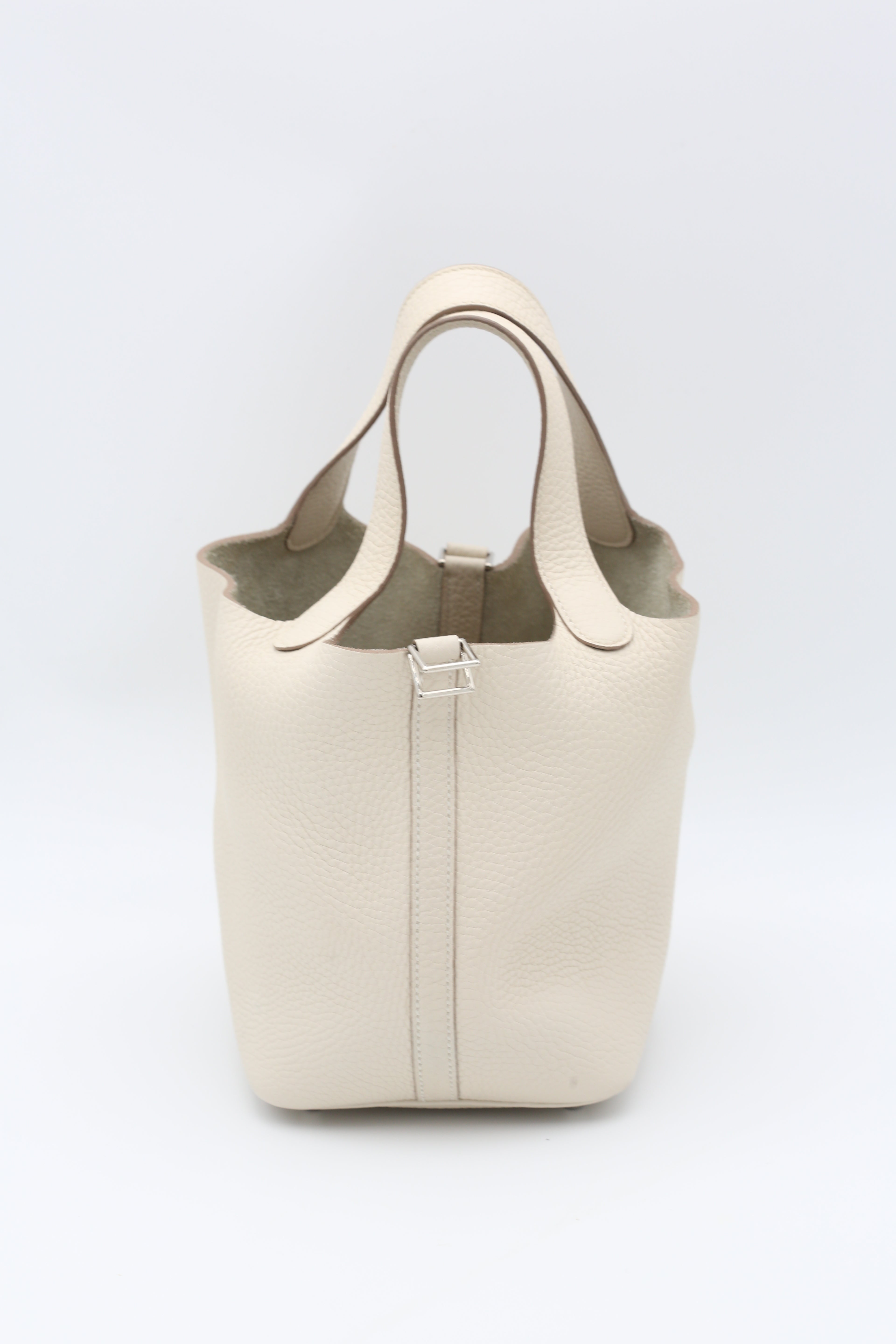 HERMÈS PICOTIN18 CARIE TC SILVER HARDWARE Z STAMP