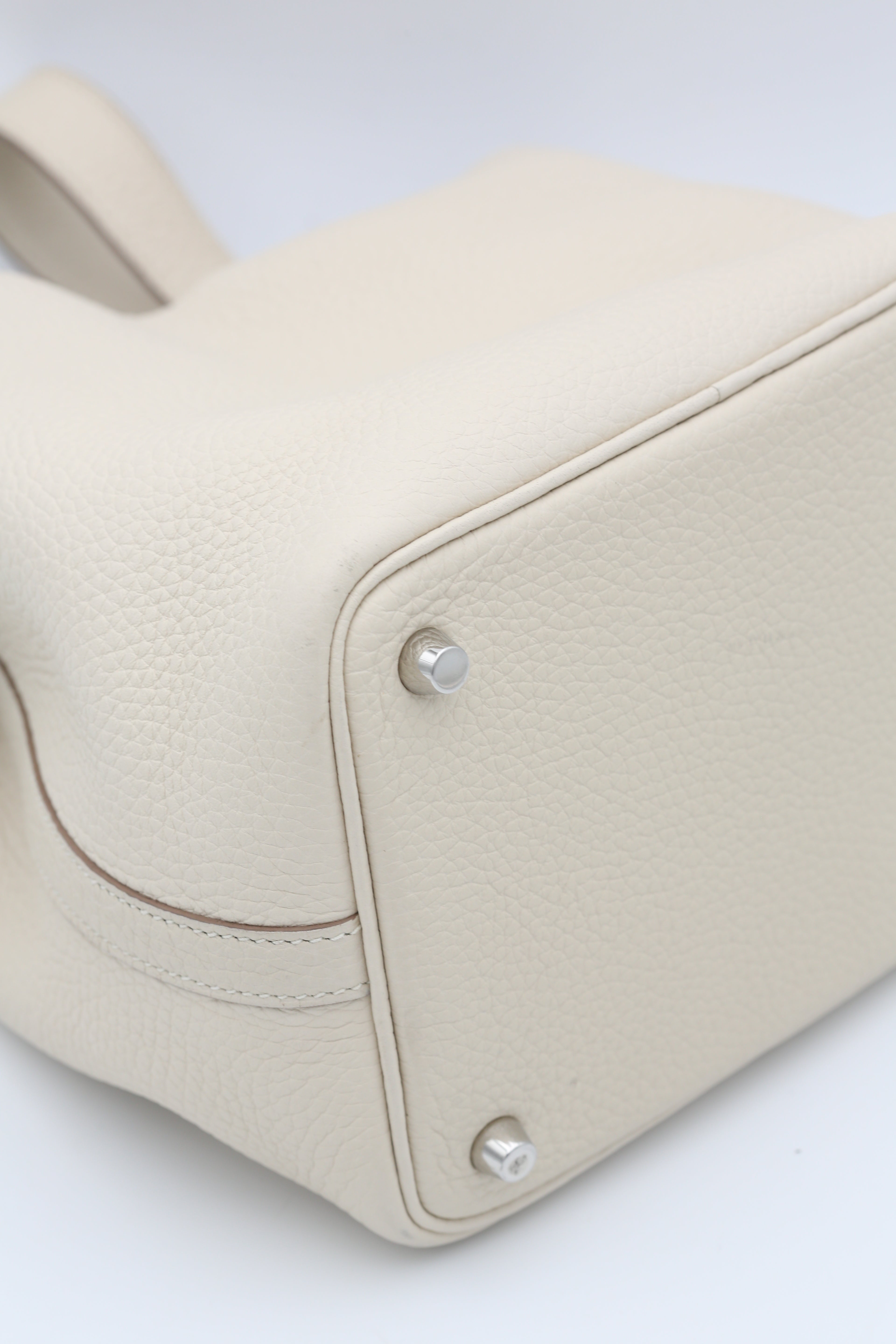 HERMÈS PICOTIN18 CARIE TC SILVER HARDWARE Z STAMP