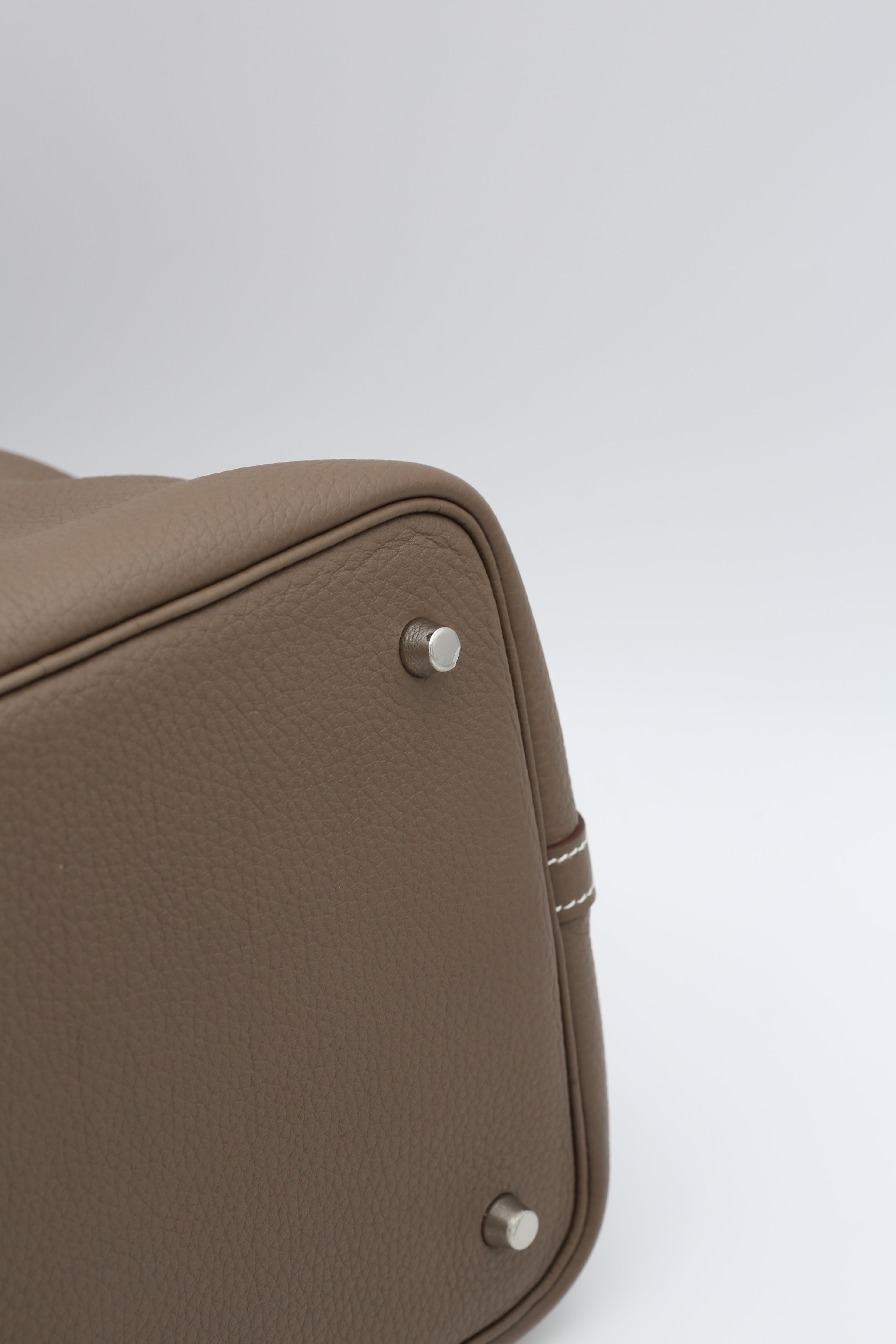 HERMÈS PICOTIN22 ETOUPE TC SILVER HARDWARE B STAMP