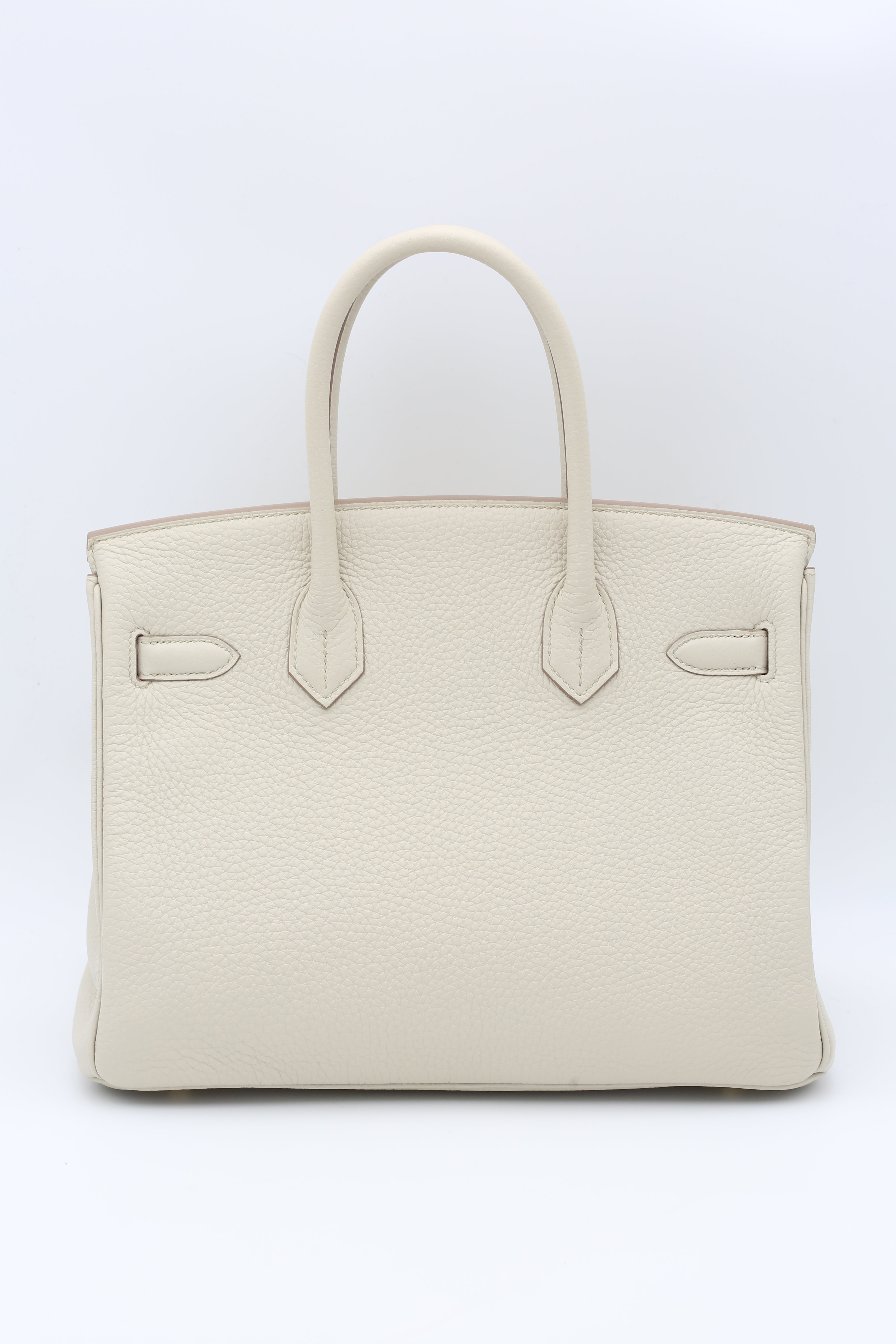 HERMÈS BIRKIN30 8L BETON TOGO GOLD HARDWARE U STAMP