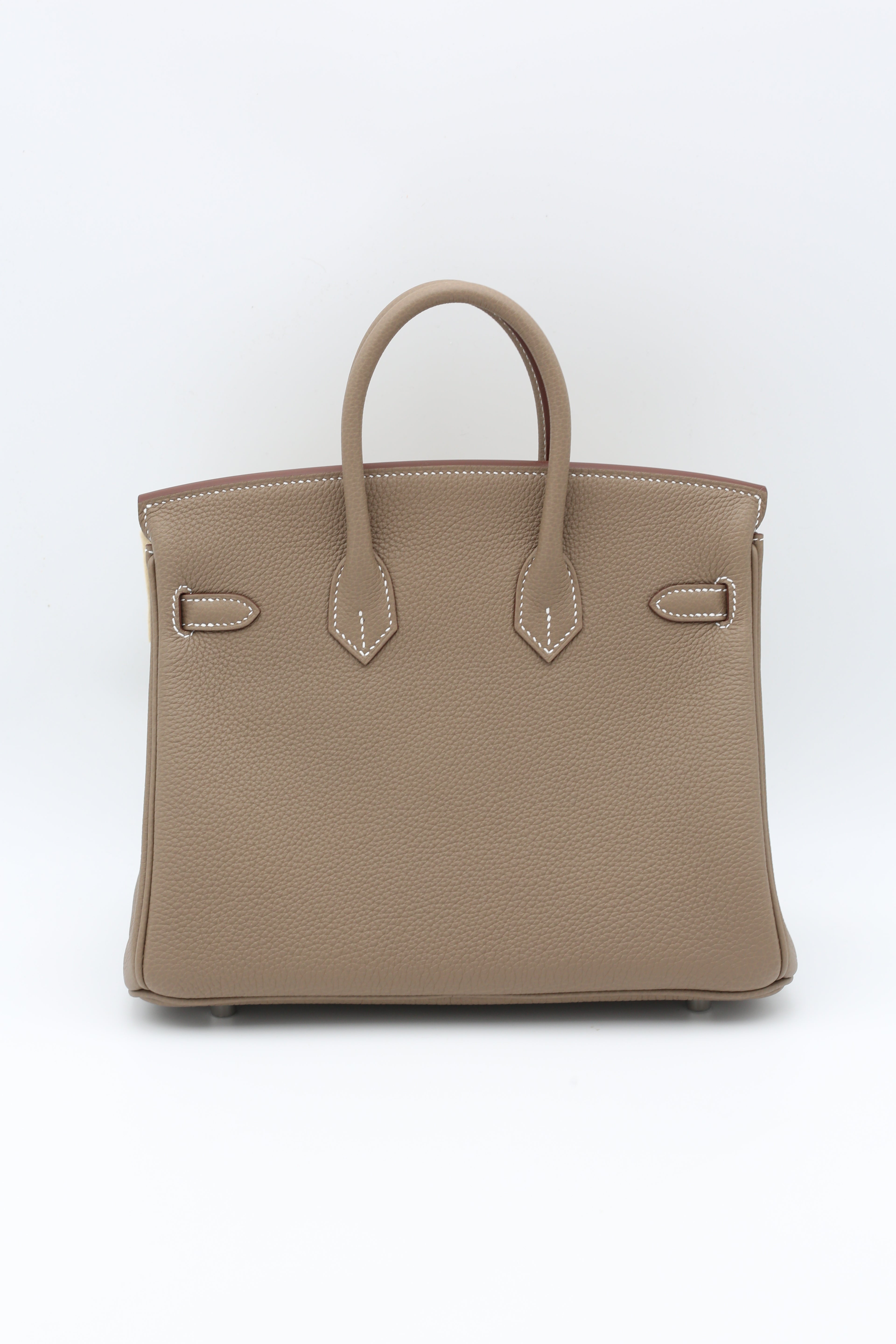 HERMÈS BIRKIN25 ETOUPE TOGO SILVER HARDWARE G STAMP