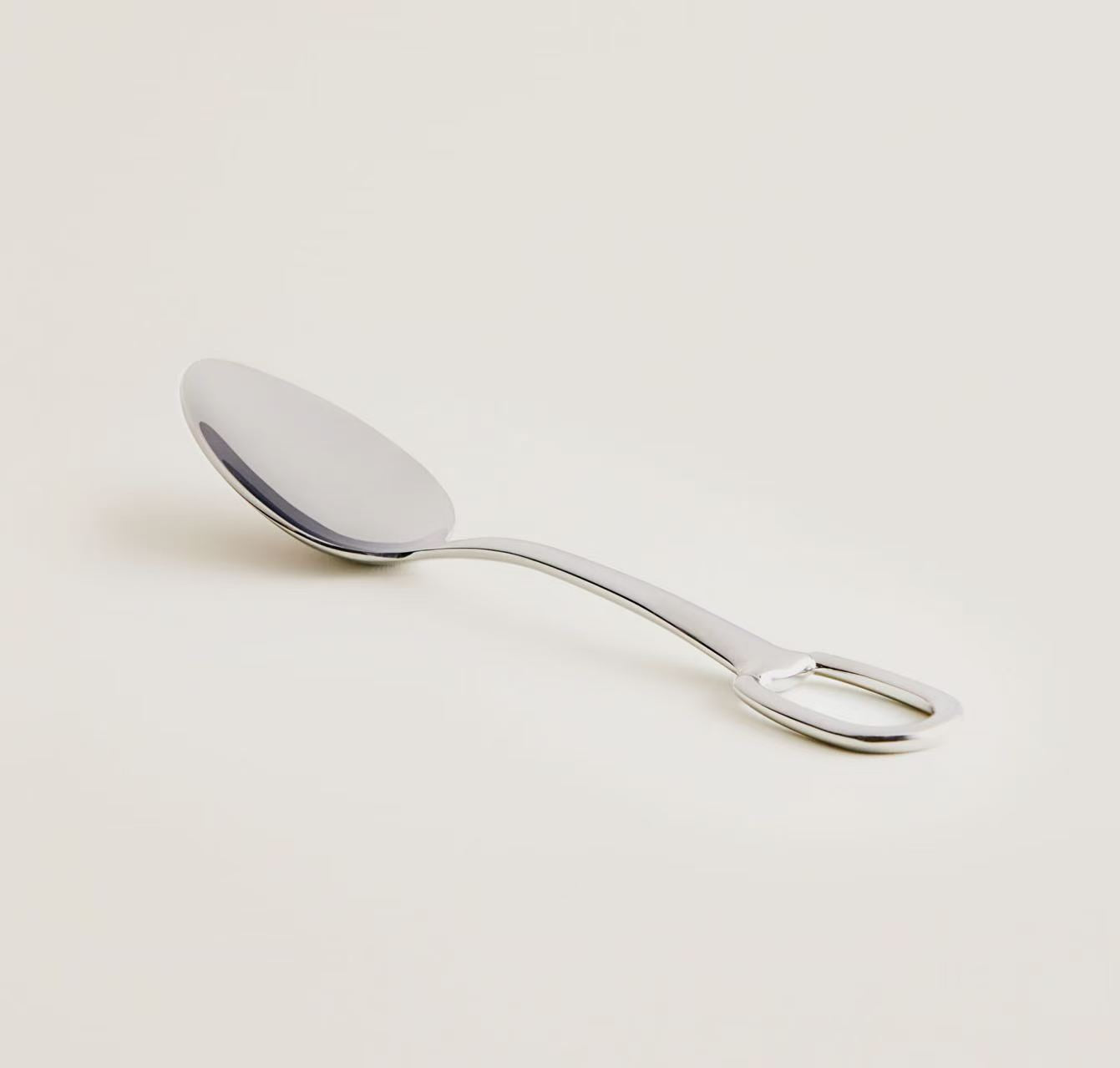HERMÈS ATTELAGE SILVER COFFEE SPOON