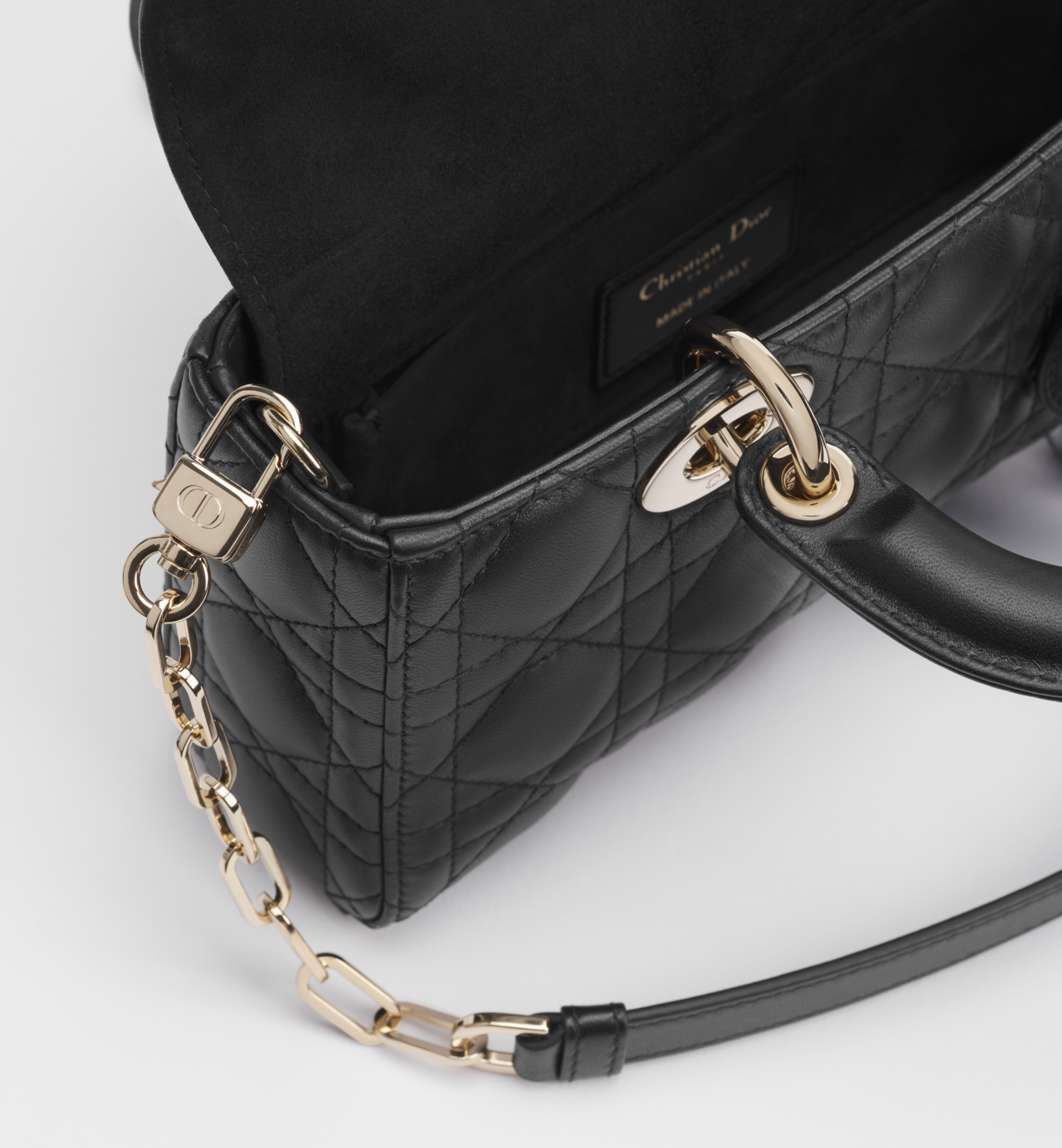 DIOR SMALL LADY D-JOY BAG BLACK
